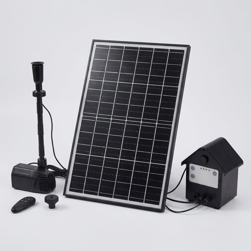 SolaFlow 1750 Solar Fountain Pump with Lithium Battery Backup, 24W (view 2)