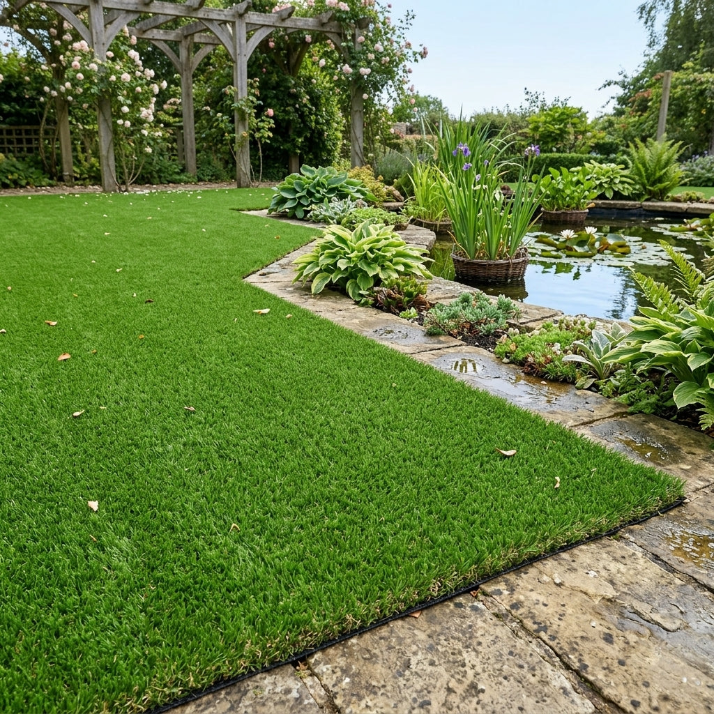 4m x 6m artificial grass 38mm pile garden lawn