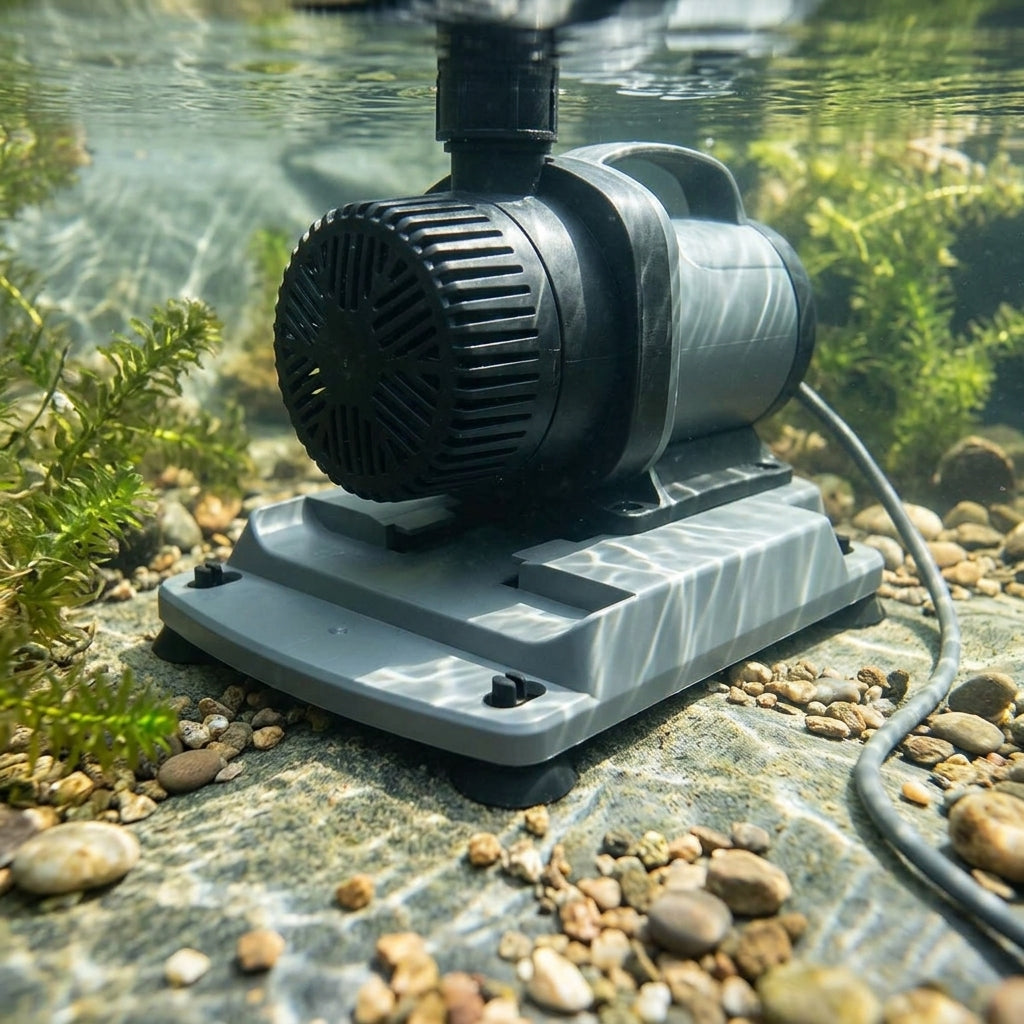 Base Plate and Feet for 30000 Pond Pump Grey