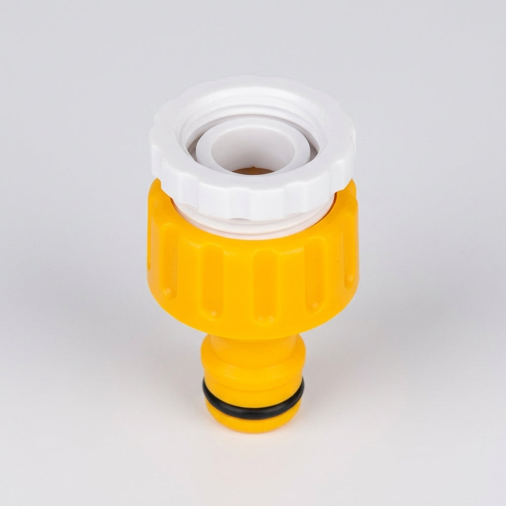 0.75 Inch Threaded Tap Connector with 1/2" Adaptor for Garden Hose (view 2)