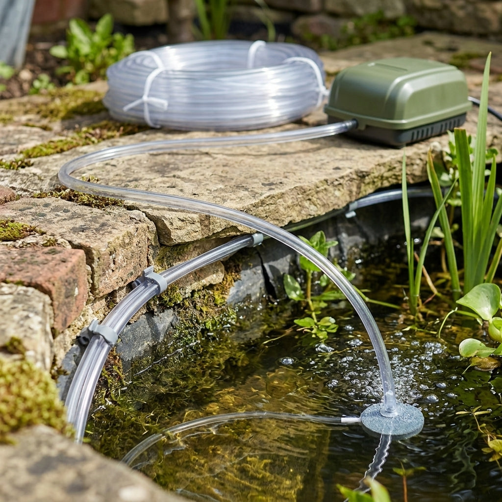 4mm Clear Air Line 25m Reel for Pond Air Pumps