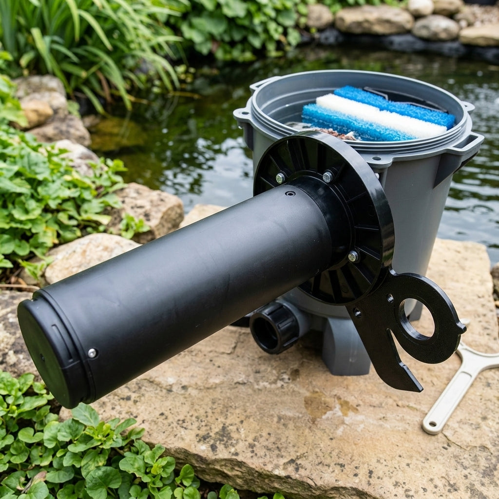 Replacement Quartz Black Cover for 4500 Pressurised Pond Filter