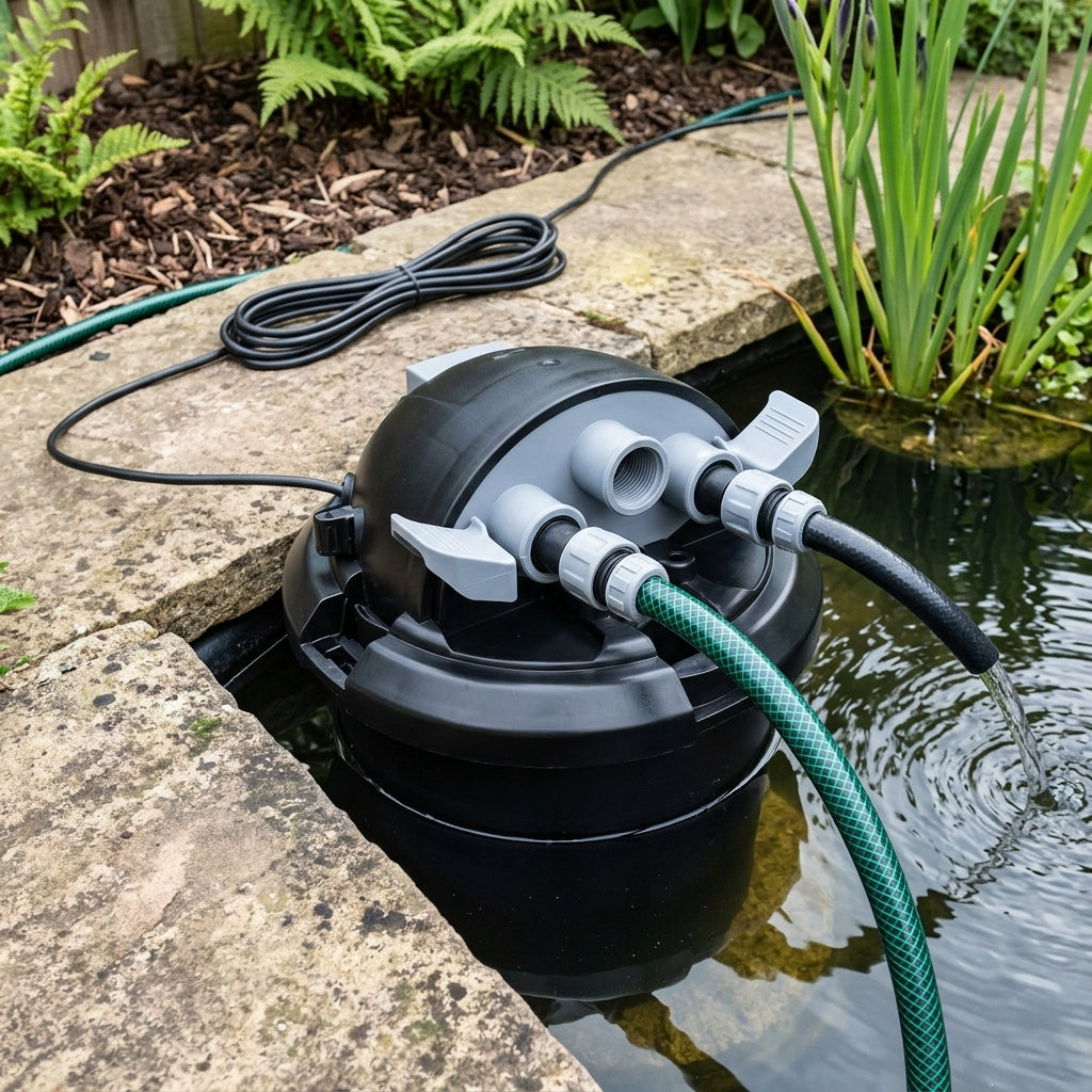 Replacement Lid with UVC for 4500 Pond Filter, 5m Cable