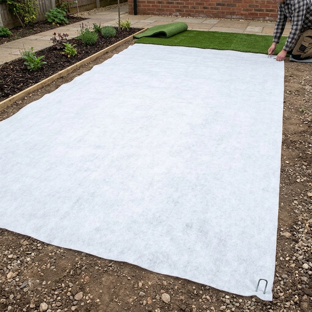 2m x 4m artificial grass underlay geotextile