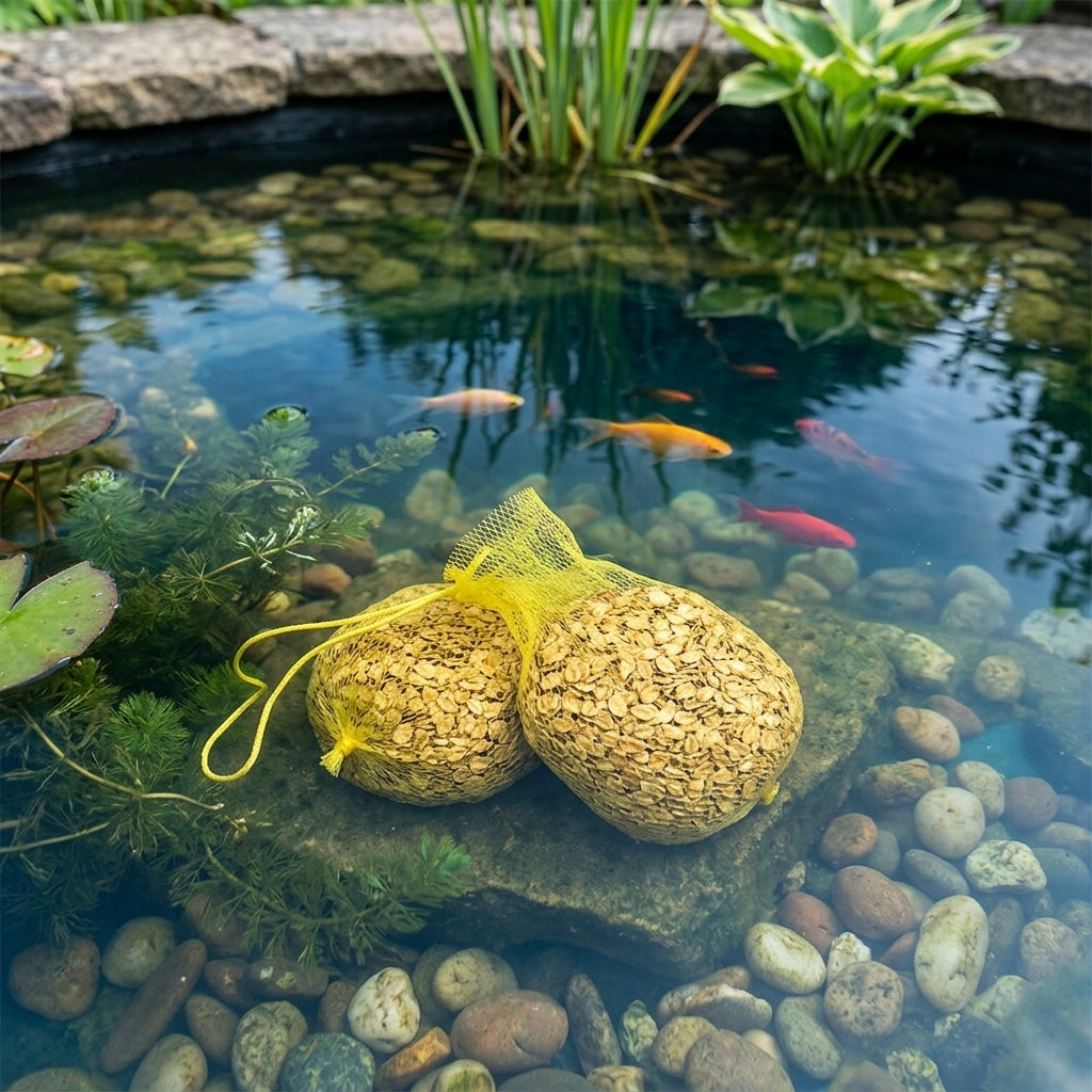 Barley Straw Flakes for Ponds – Treats 2,250 Litres, Organic