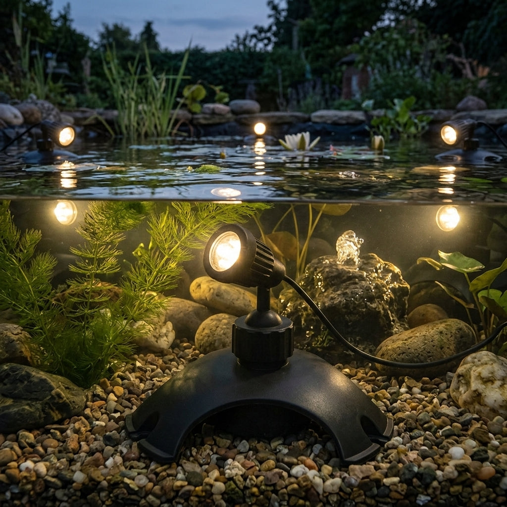 LED Light Stand for Pond Lighting Systems
