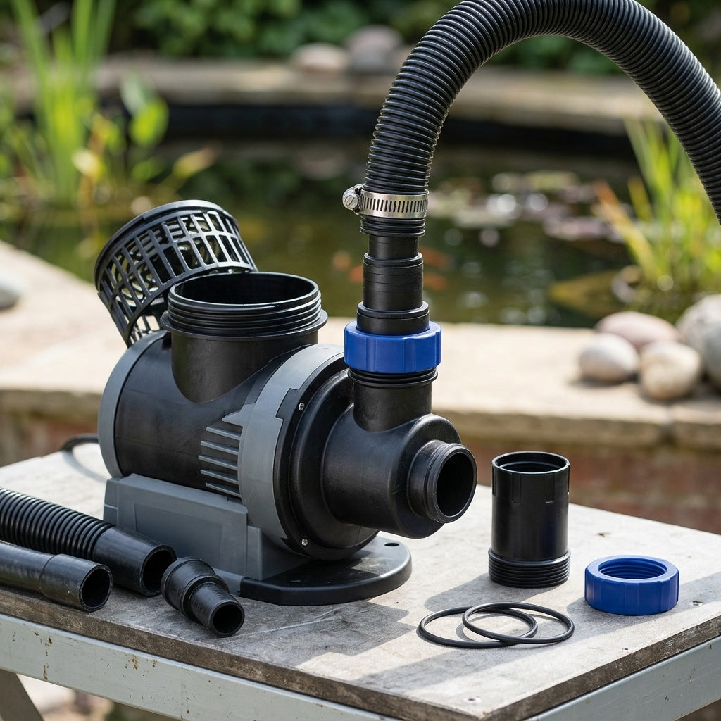 Large Hosetail Set for Pond Pumps with Stepped 38/40mm Adaptors
