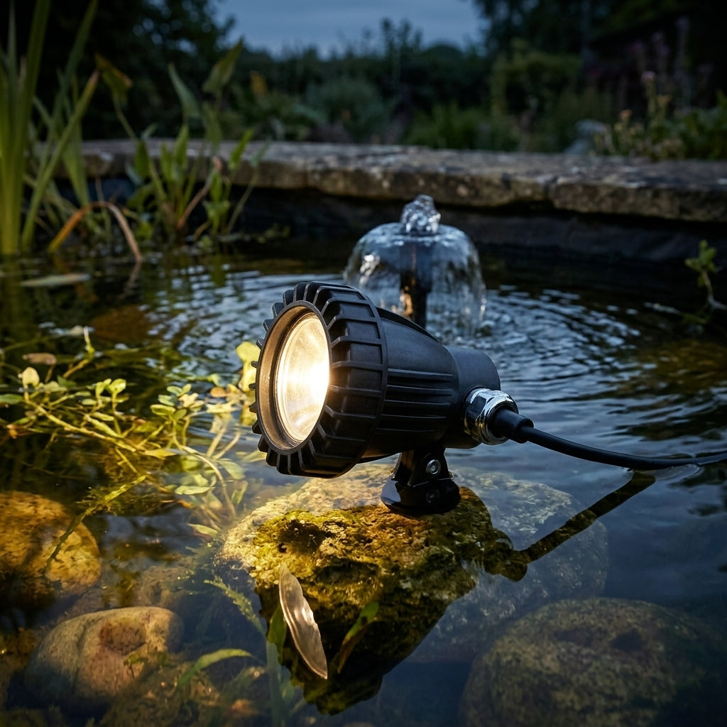Single Halogen Pond Light Replacement – No Transformer