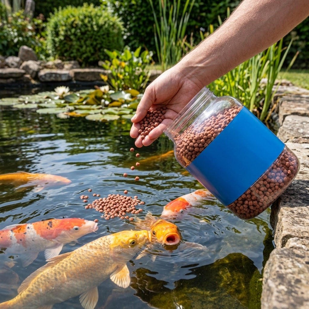750g Growth Pellets for Pond Fish – High Protein, 0.6cm Floating