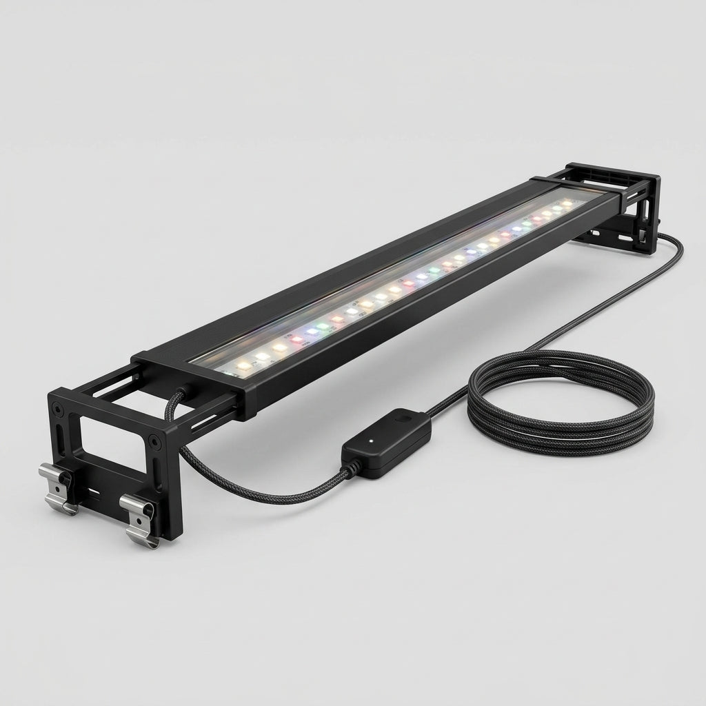 16W LED Aquarium Light with Bluetooth & Wi-Fi, Adjustable Brackets (view 2)