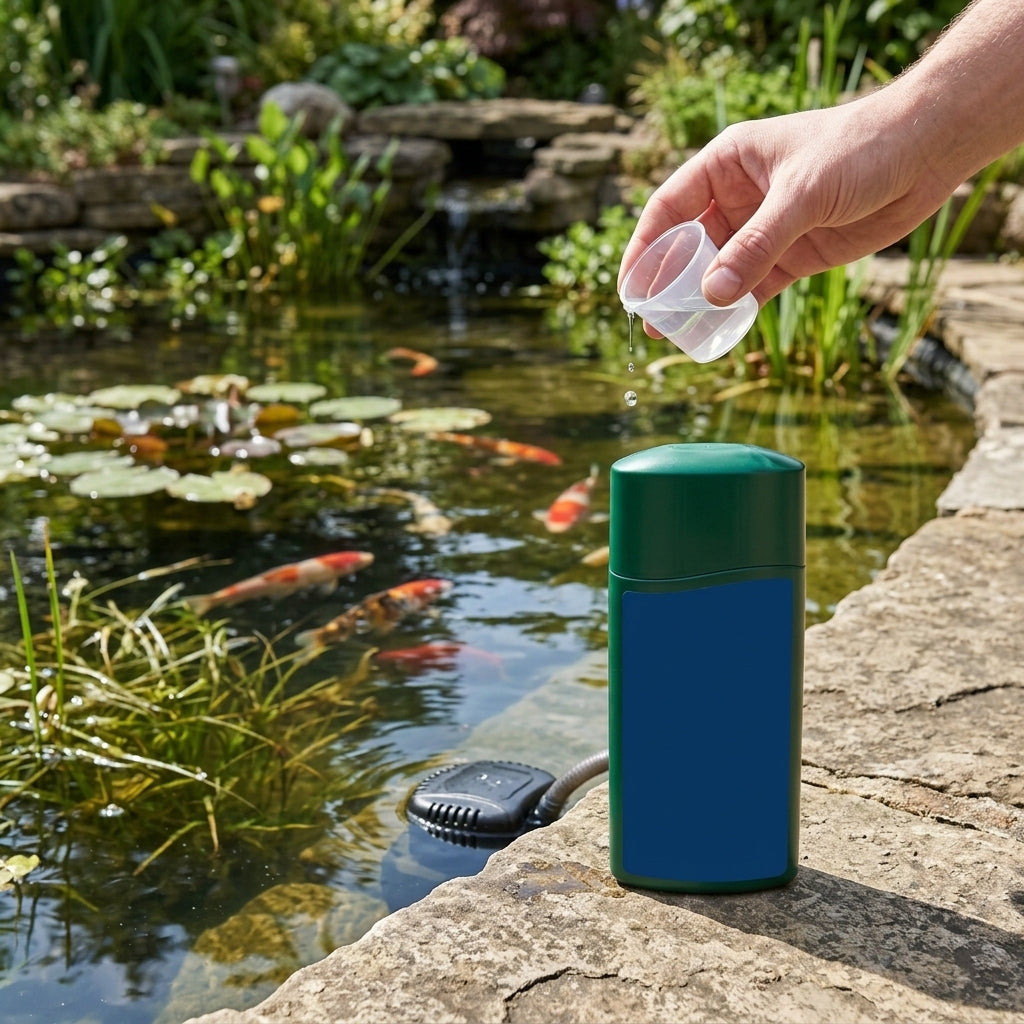 1 Litre Pond Water Clarifier Treatment – Treats 20,000 Litres
