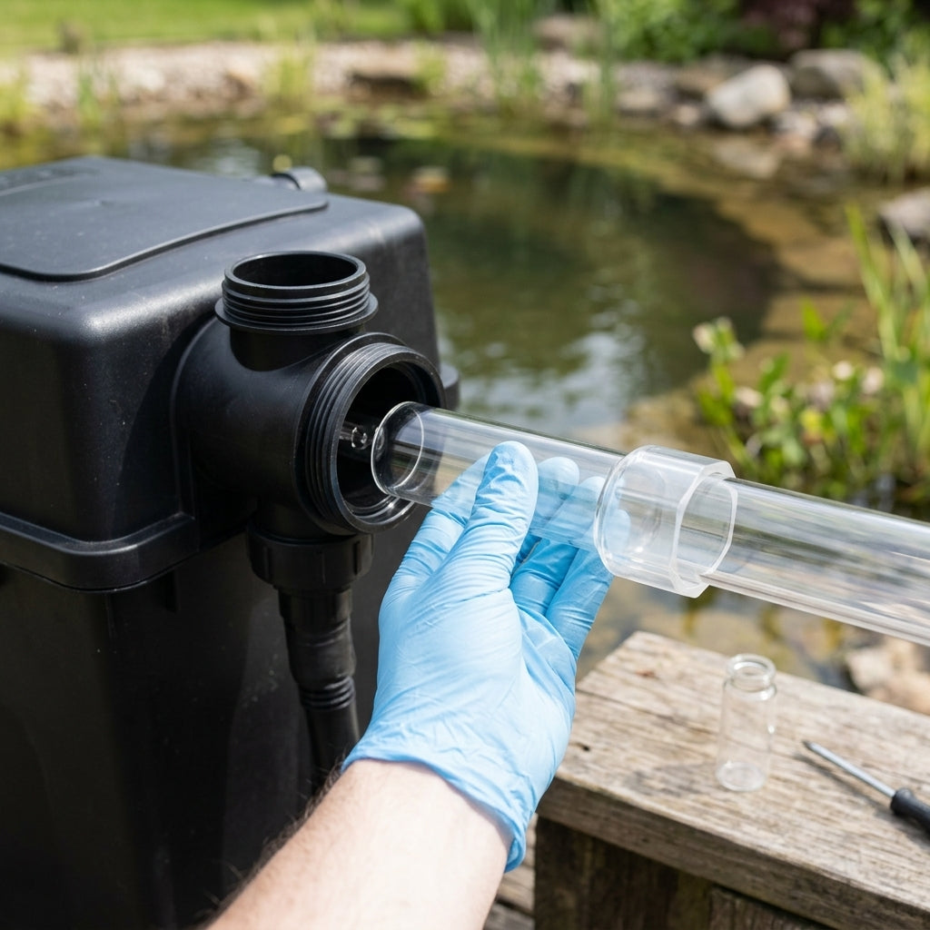 36W UVC Quartz Sleeve for 23000 Pond Clarifier Units