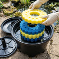 22.5cm Replacement Foam Set for Pressurised Pond Filter, 4 Piece