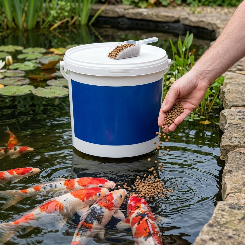 5kg Growth Fish Food Pellets – 0.6cm Floating, High Protein