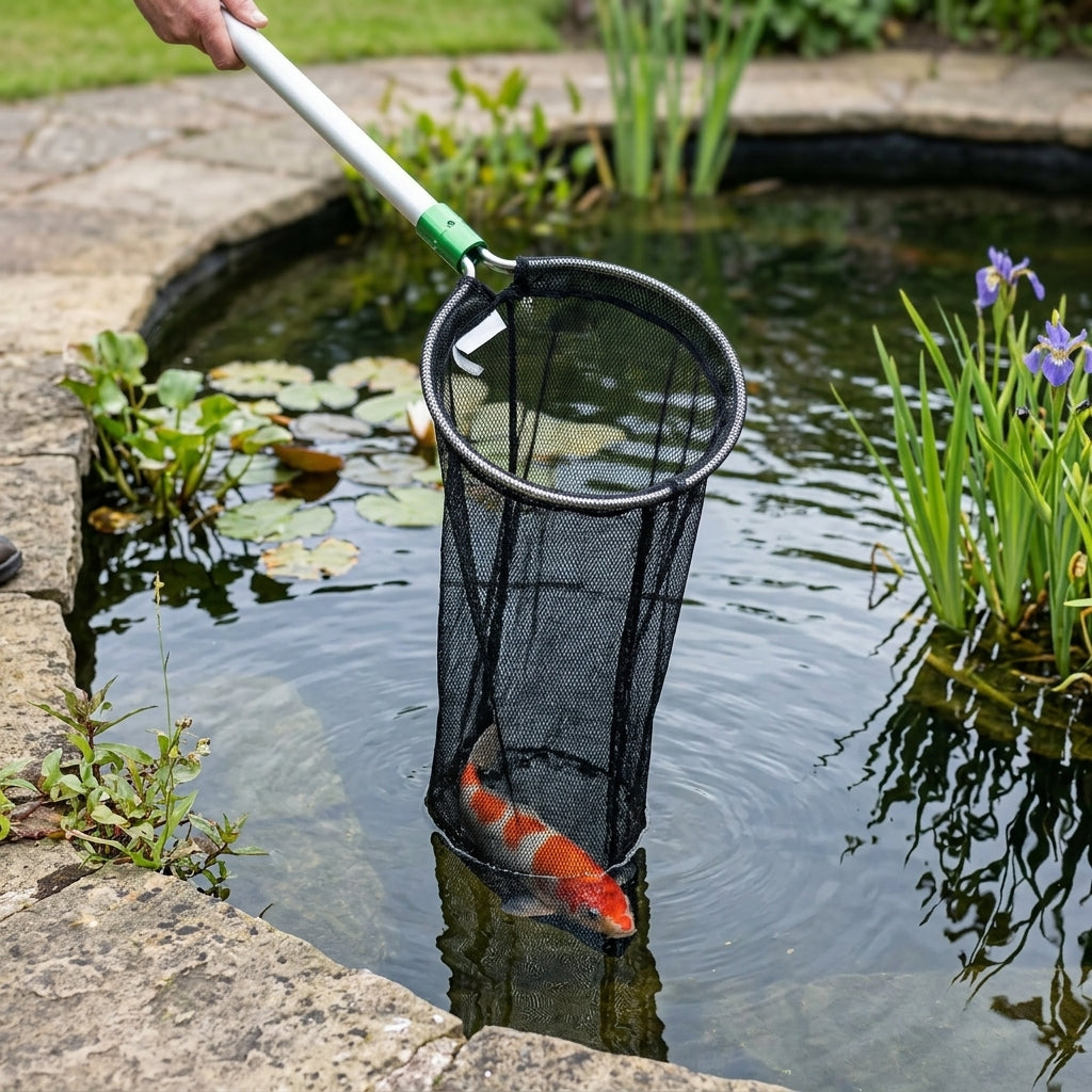 1.2m Koi Sock Net Head for Heavy Duty Poles – Porous Design