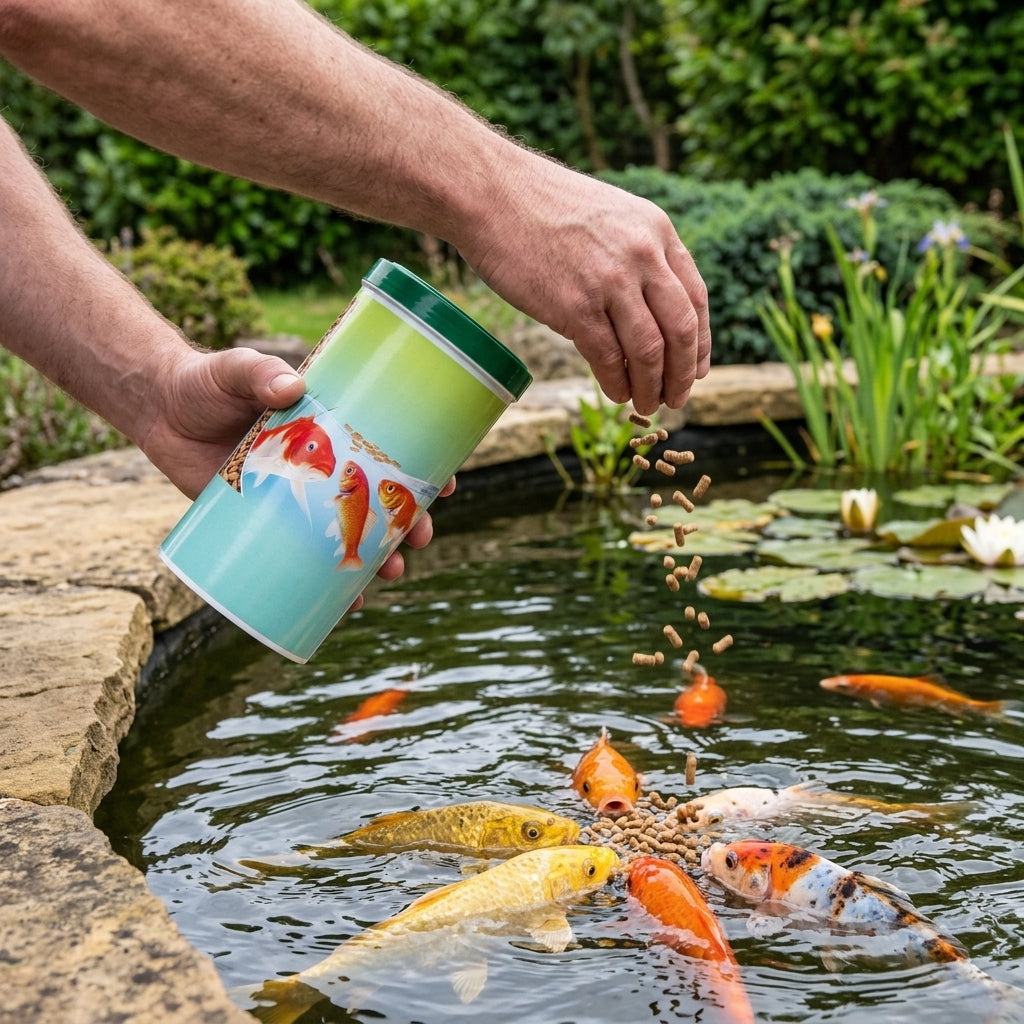 100g Floating Pond Sticks Complete Fish Food