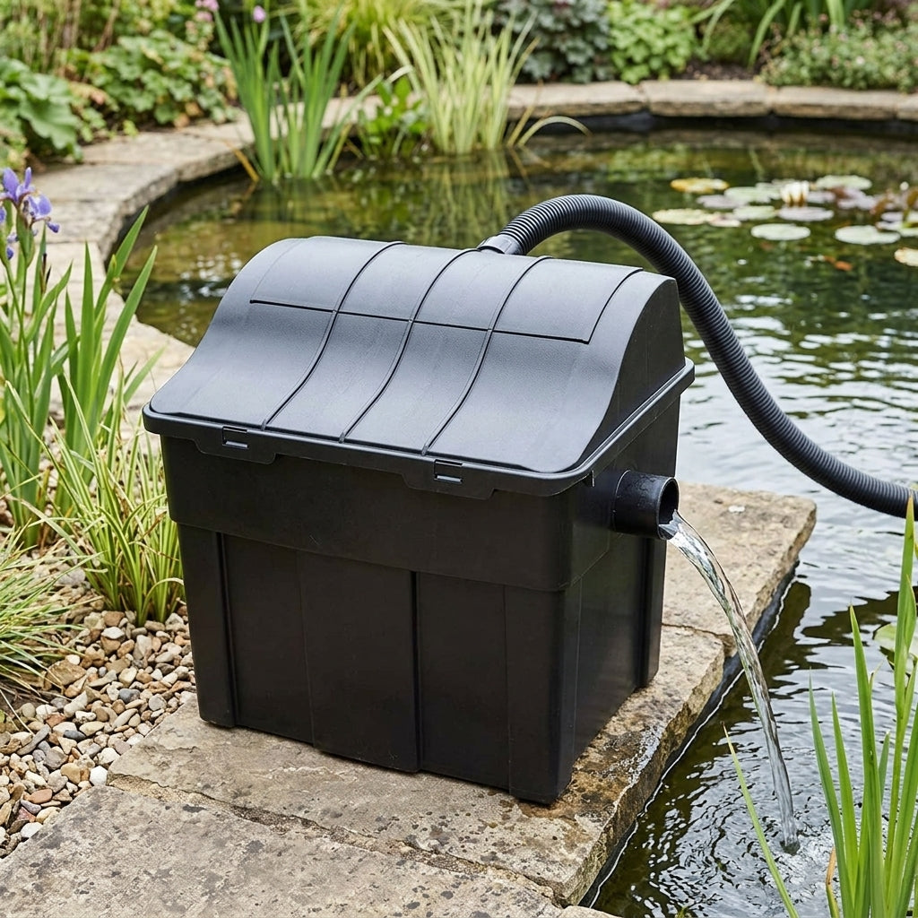 38x28x38cm Gravity Filter with 9w UVC for Ponds up to 6000L