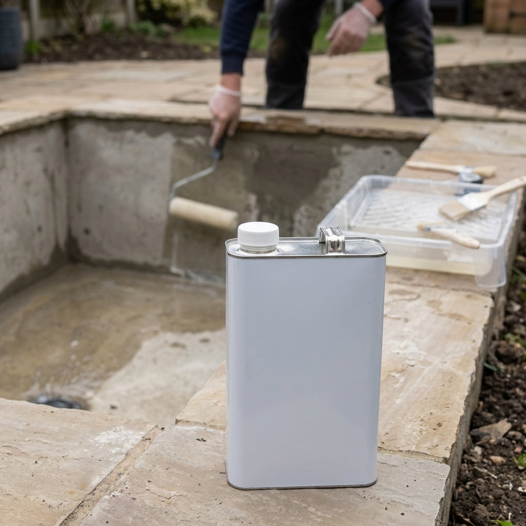 5kg concrete pond sealer – clear finish