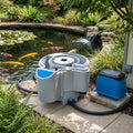 126x111x85cm Koi Pond Filter with Air Pump Set, 18,000L Capacity