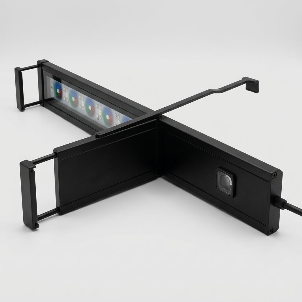 21W LED Aquarium Light with Bluetooth & Wi-Fi, IP67, Adjustable Brackets (view 2)