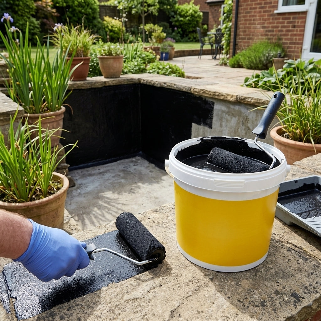 5 Litre Water-Based Pond Paint – Black, For Concrete & Pond Linings