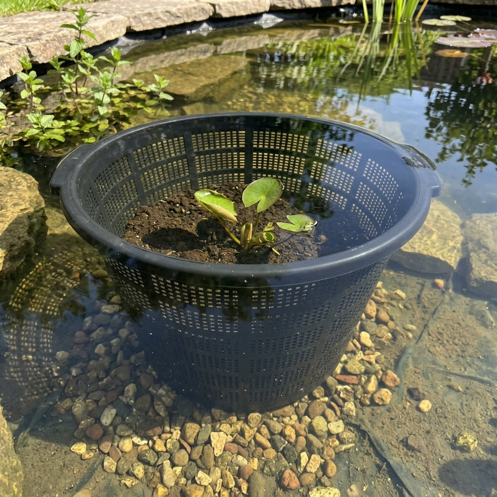 40cm x 27cm Lily Planting Basket for Ponds – Fine Mesh Jumbo Size