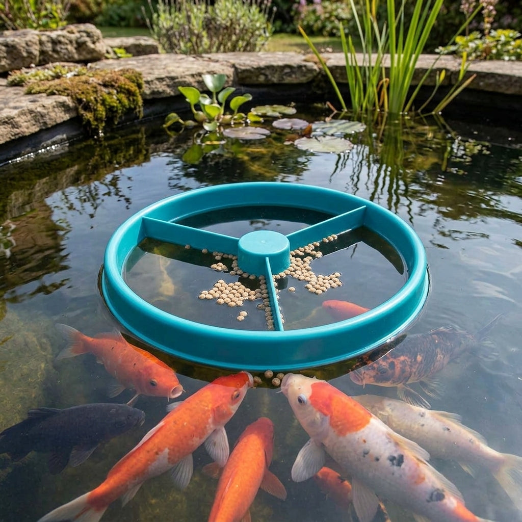 22cm Floating Pond Feeding Ring for Fish Food Control
