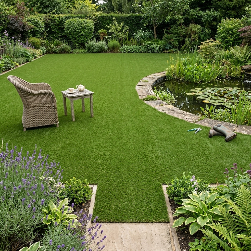 4m × 9m artificial grass 30mm pile depth