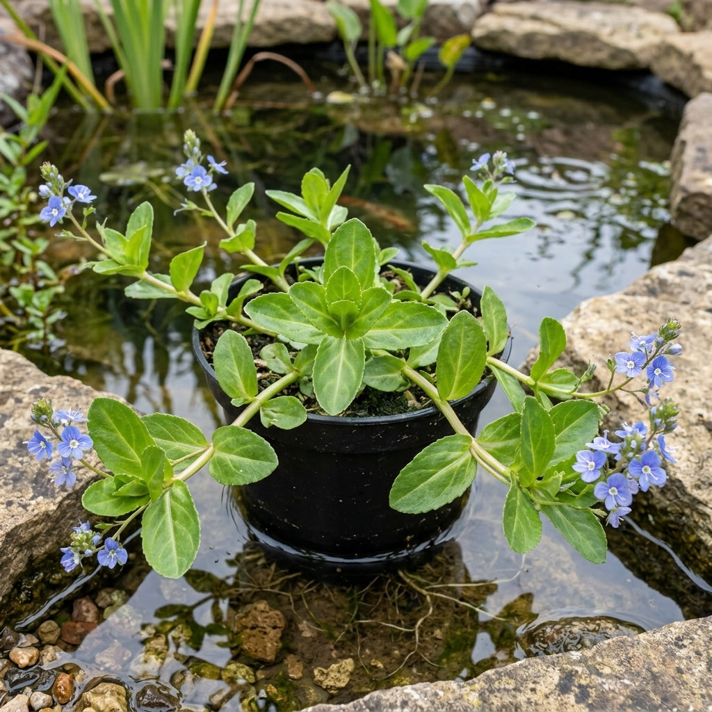 9cm Brooklime Pond Plant – Veronica Beccabunga, Trailing Foliage