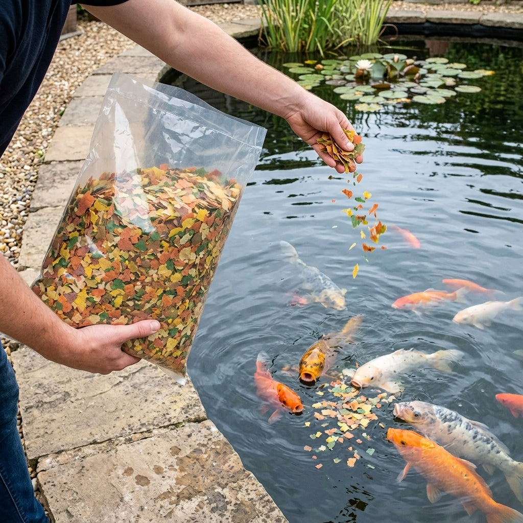 800g Pond Flake Fish Food with Spirulina