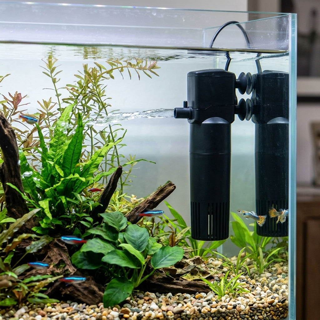 Internal Aquarium Filter 250lph Flow Rate
