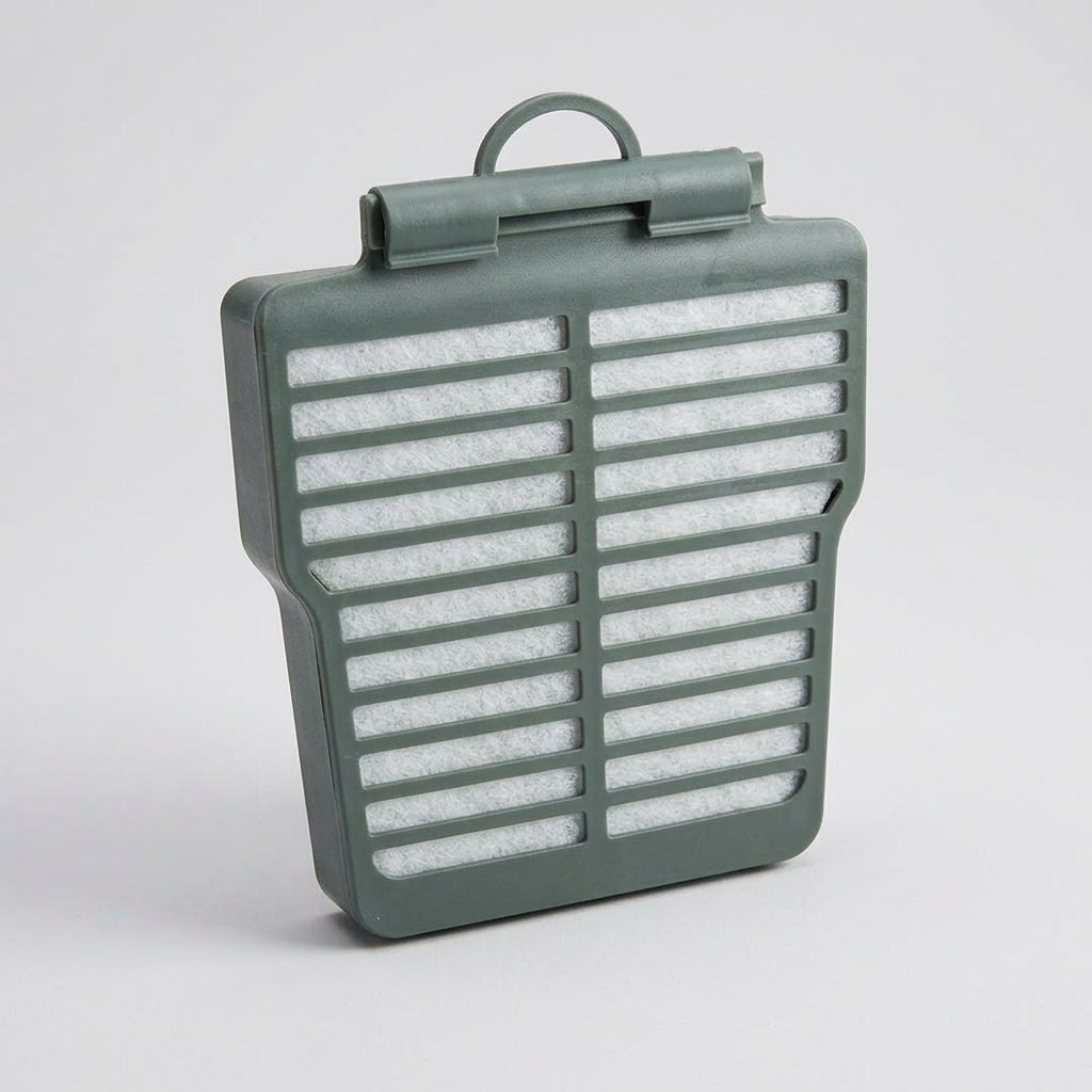 Pond filter cartridge pad with clip attachment (view 2)