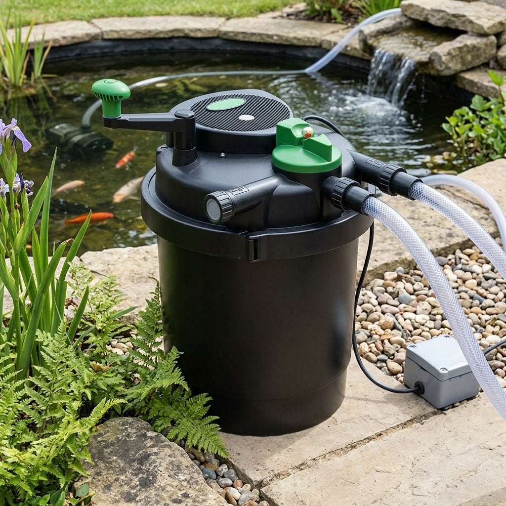 9000 Litre UV Pond Filter 13W for Clear Water, 31cm x 50cm, 20L