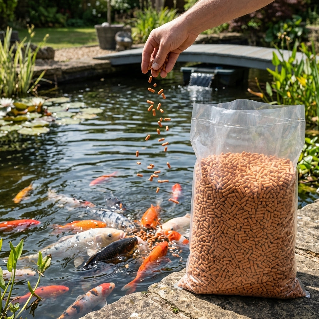 4kg Pond Fish Food Koi Sticks – Floating Sticks with Spirulina