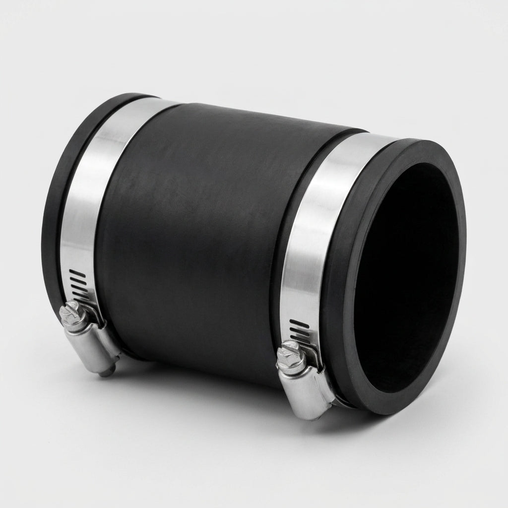 4 Inch Straight Pipe Connector for Rigid Pipework (view 2)