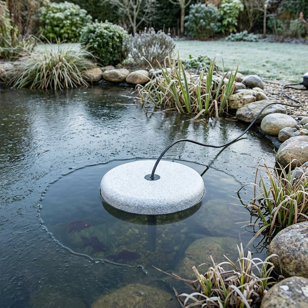 150W Pond Heater with Stainless Steel Casing, 24.5cm Diameter