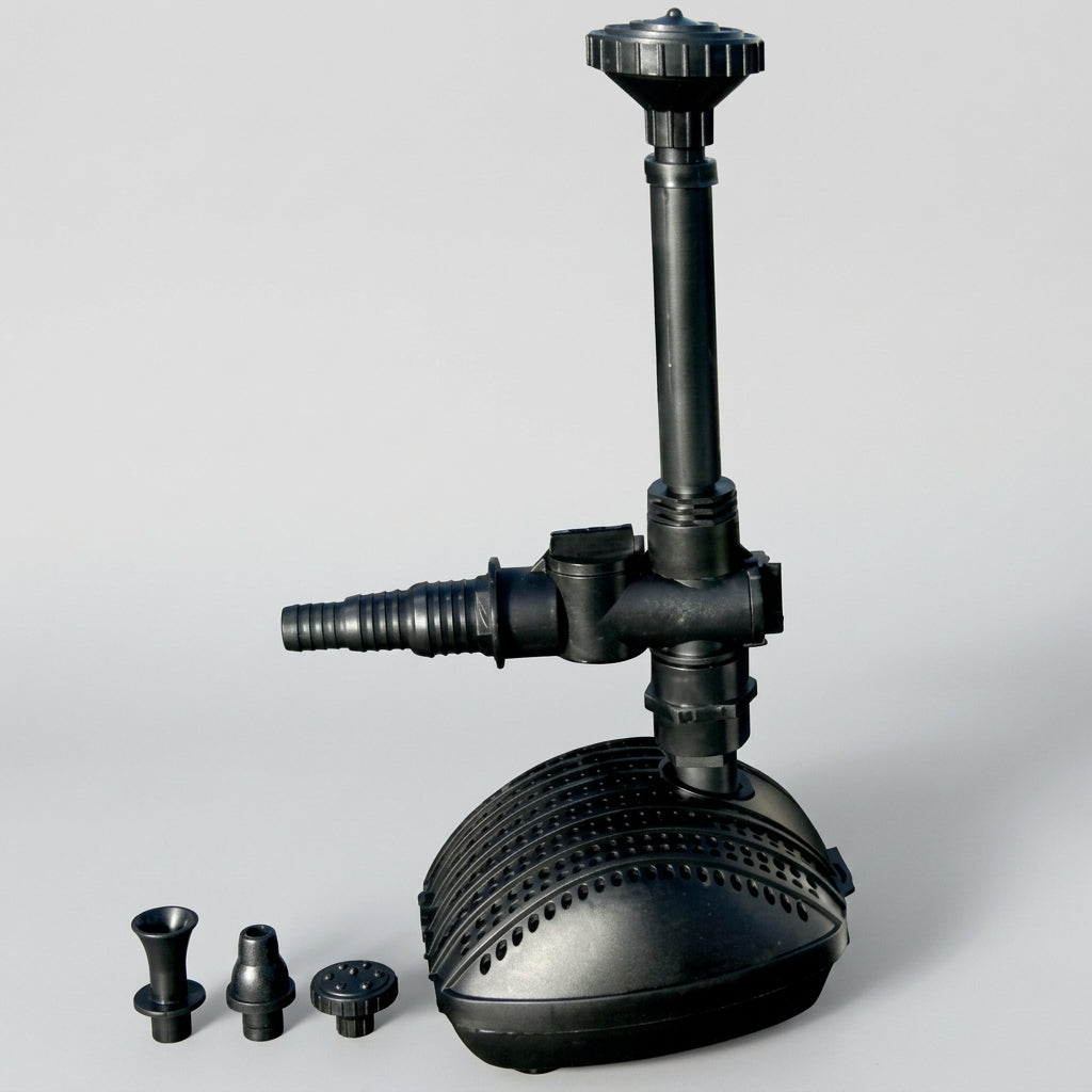 Fountain Pump 20x18x12cm with Telescopic Head and 3 Displays (view 2)