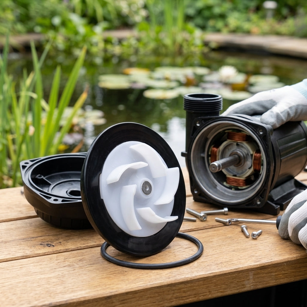 13cm Replacement Impeller with O-Ring for 15000 Pond Pump