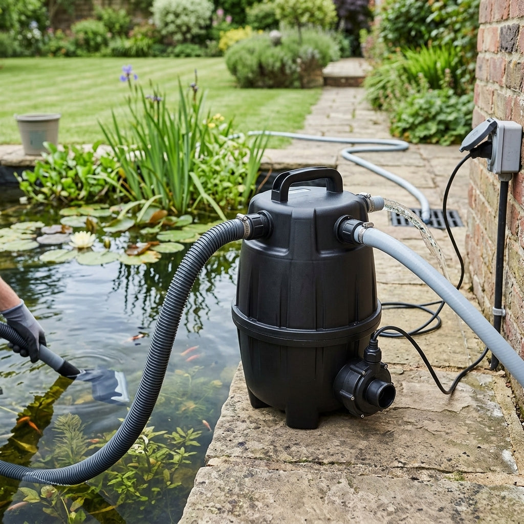Non-Stop Chamber with Pump for Pond Vacuum Systems
