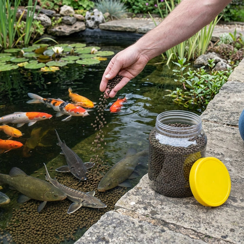 1,710g Sinking Pellets for Bottom-Feeding Fish, 0.6cm Pellet Size