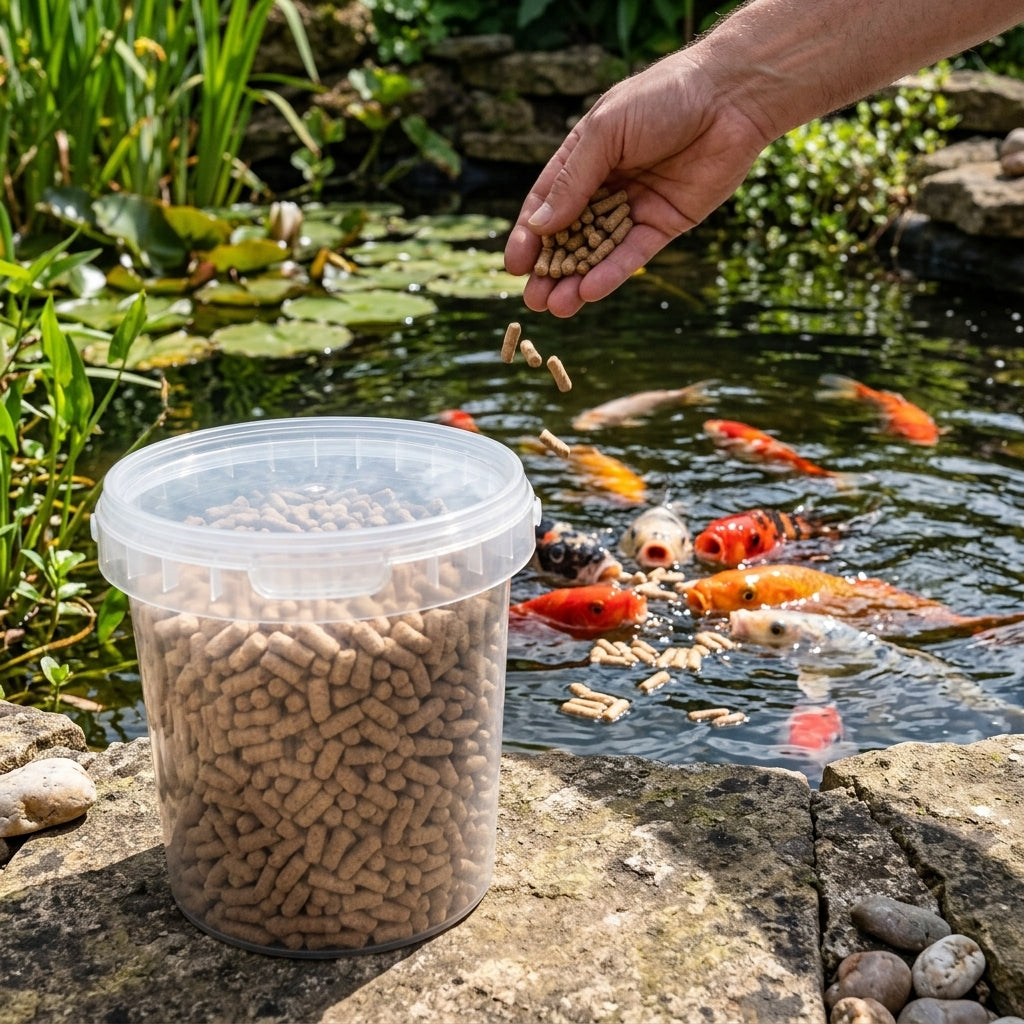 1L Pond Sticks Fish Food with Spirulina