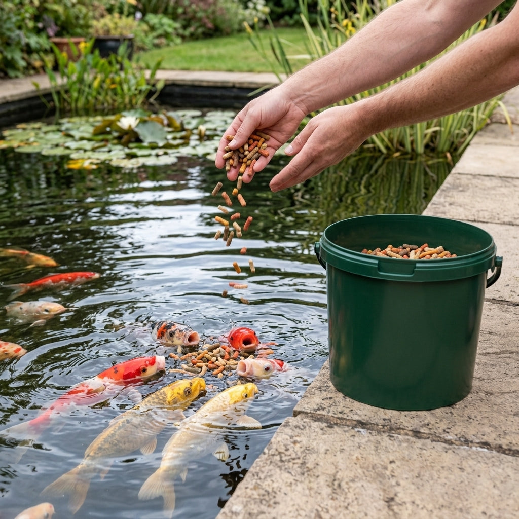 1,650g Mixed Pond Fish Food Sticks – Floating Variety Blend