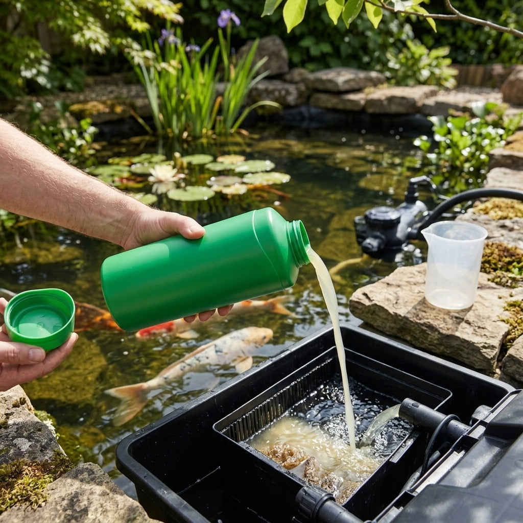 1000ml Biological Filter Starter for Ponds – Bacteria Treatment
