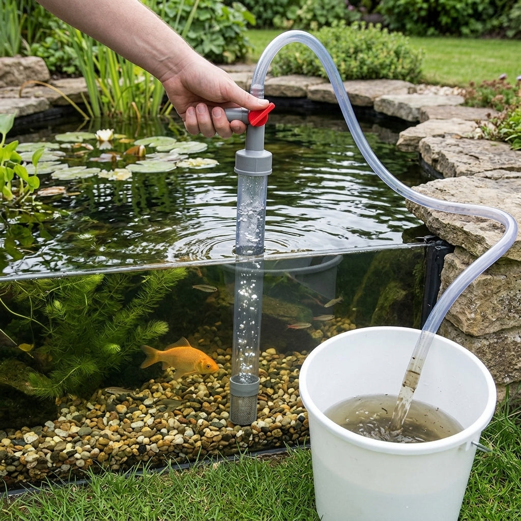 Large Aquarium Gravel Cleaner for Tanks up to 50.8cm Depth
