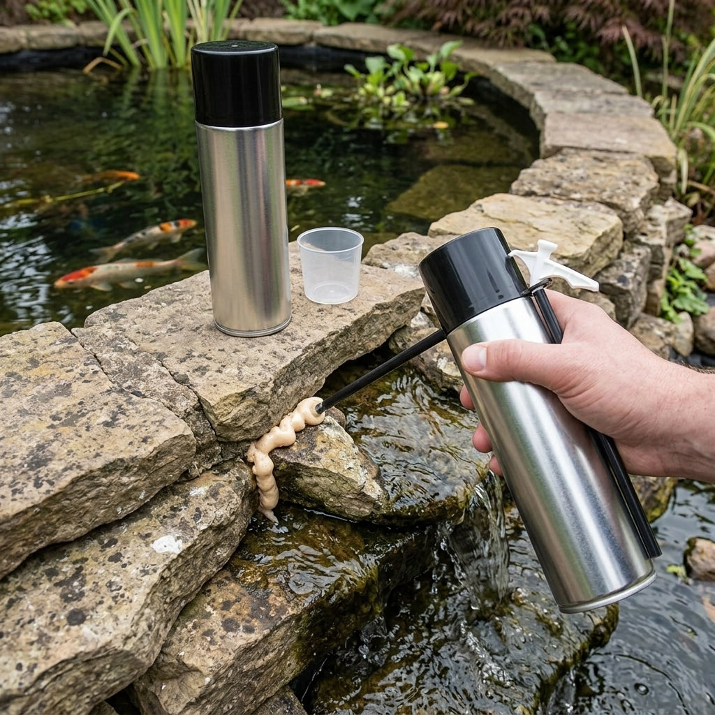 500ml Waterfall Foam and Cleaner Set for Pond Features