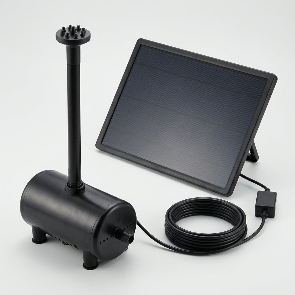 10W Solar Fountain Pump with 1.5m Max Height, 12mm Outlet (view 2)