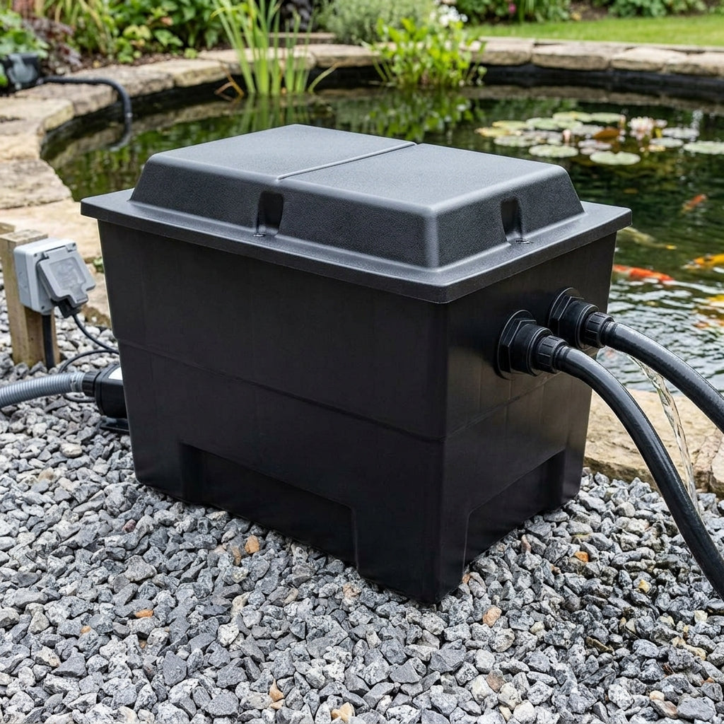 68x49x42cm Gravity Pond Filter with 25W UVC for 30,000L Ponds