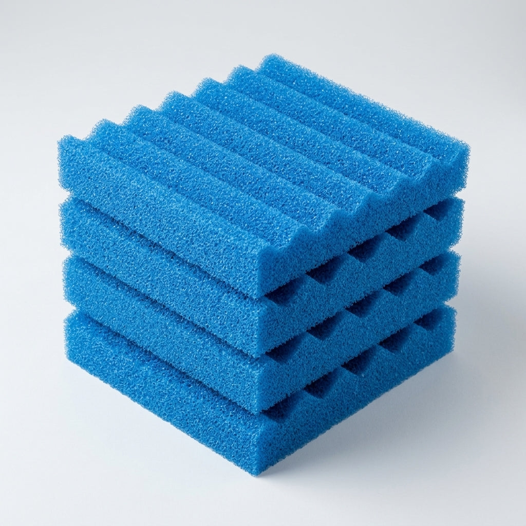 23cm x 20cm MultiChamber Filter Blue Foams Set of 4 (view 2)