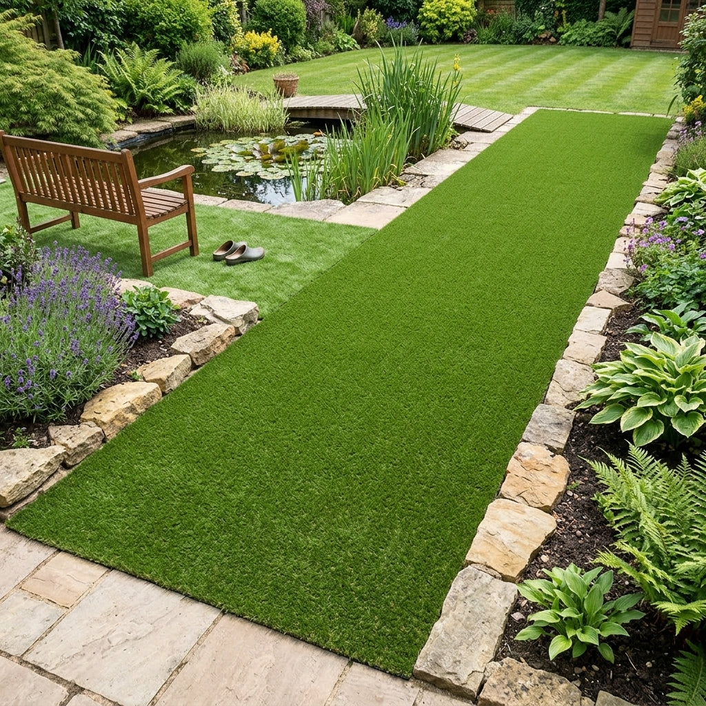 2m x 10m Artificial Grass, 30mm pile depth