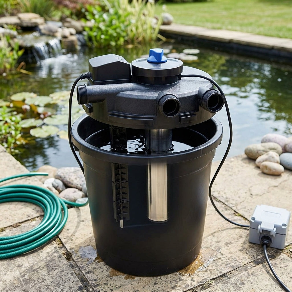 Replacement Lid and UVC for 20000 Pond Filter with Integrated Electrics